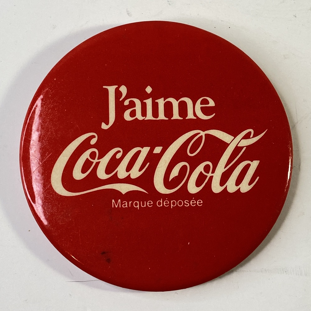 Coca Cola Red Collectible Button Pair - Picture 10 of 10